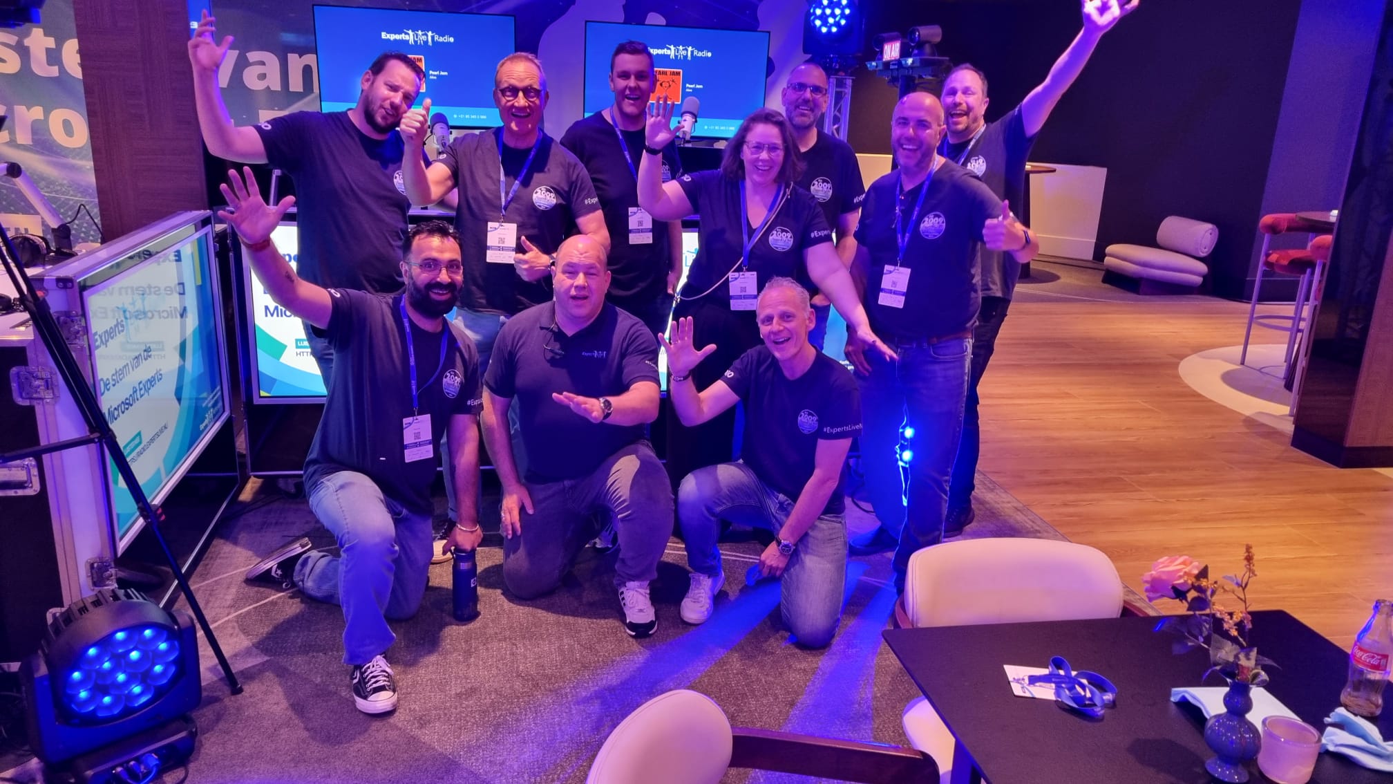 Het team van Experts Live Radio